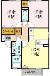 アタラクシア Aの物件間取画像